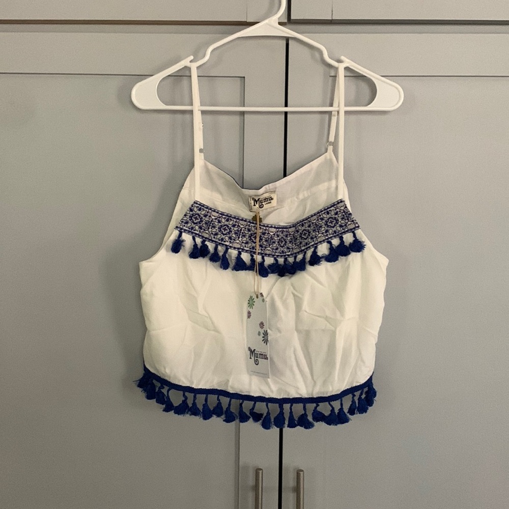 Show Me Your Mumu Nellie Embroidered Tank